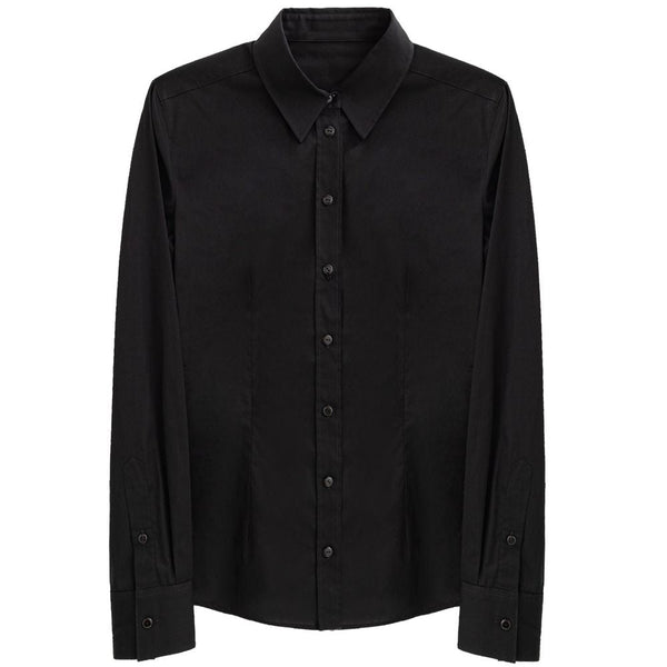 Black Cotton Shirt Dolce & Gabbana