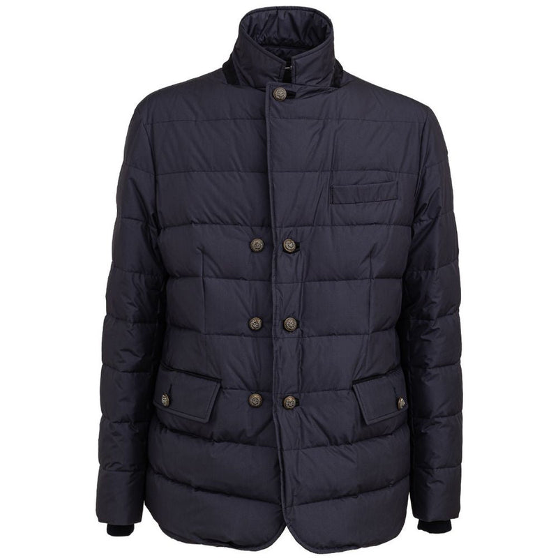 Blue Polyester Jacket Dolce & Gabbana