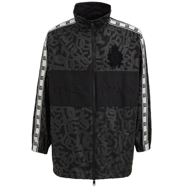 Black Polyester Jacket Dolce & Gabbana