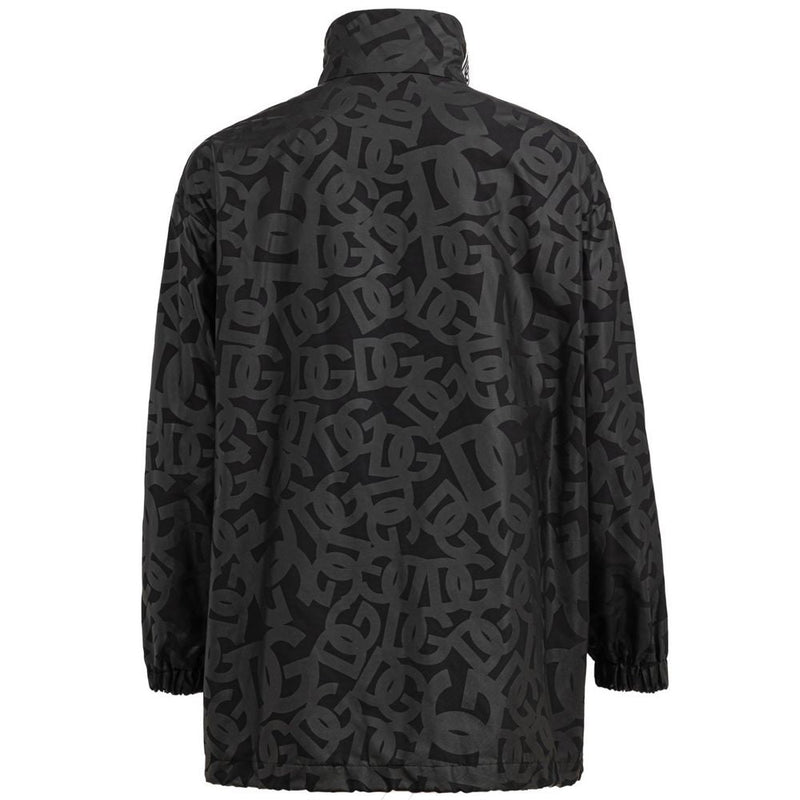 Black Polyester Jacket Dolce & Gabbana