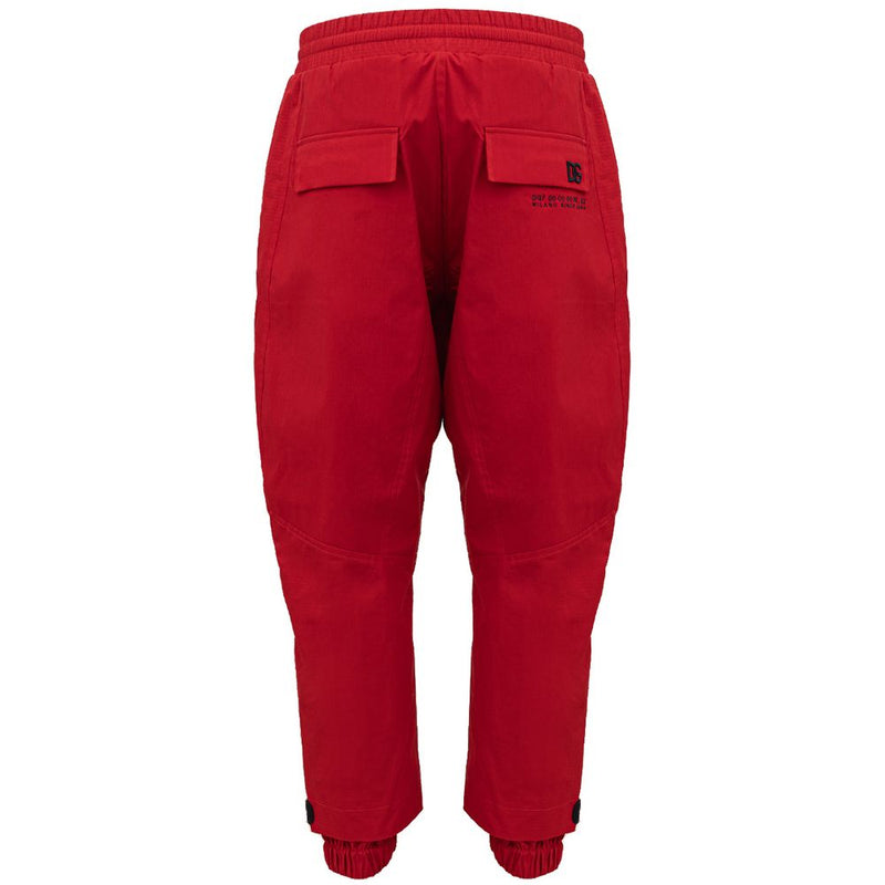 Red Polyamide Jeans & Pant Dolce & Gabbana