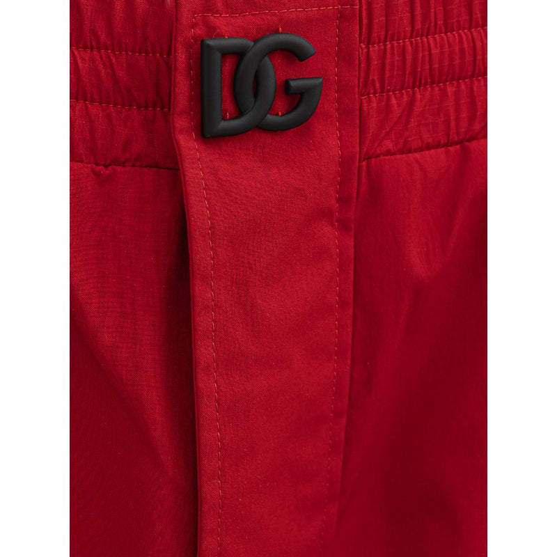Red Polyamide Jeans & Pant Dolce & Gabbana