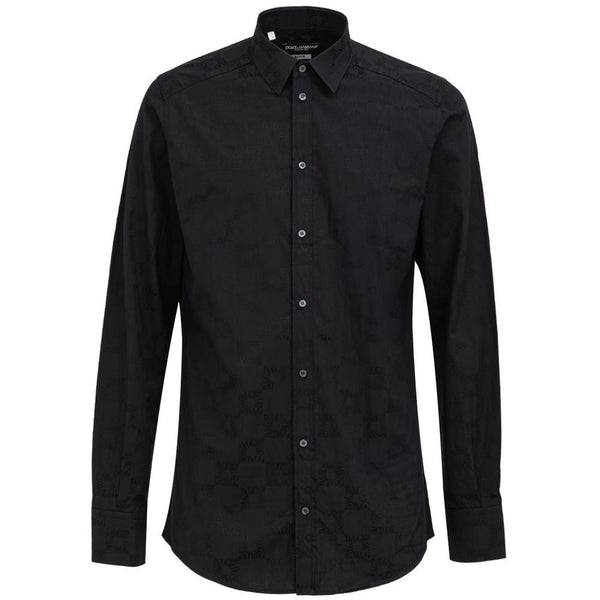 Black Cotton Shirt Dolce & Gabbana