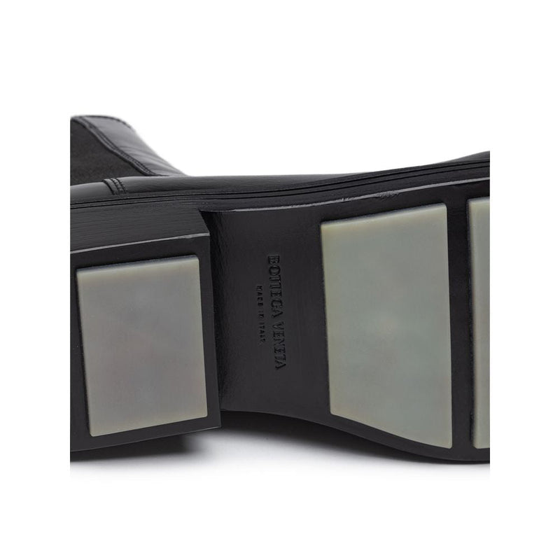 Black Leather Boot Bottega Veneta