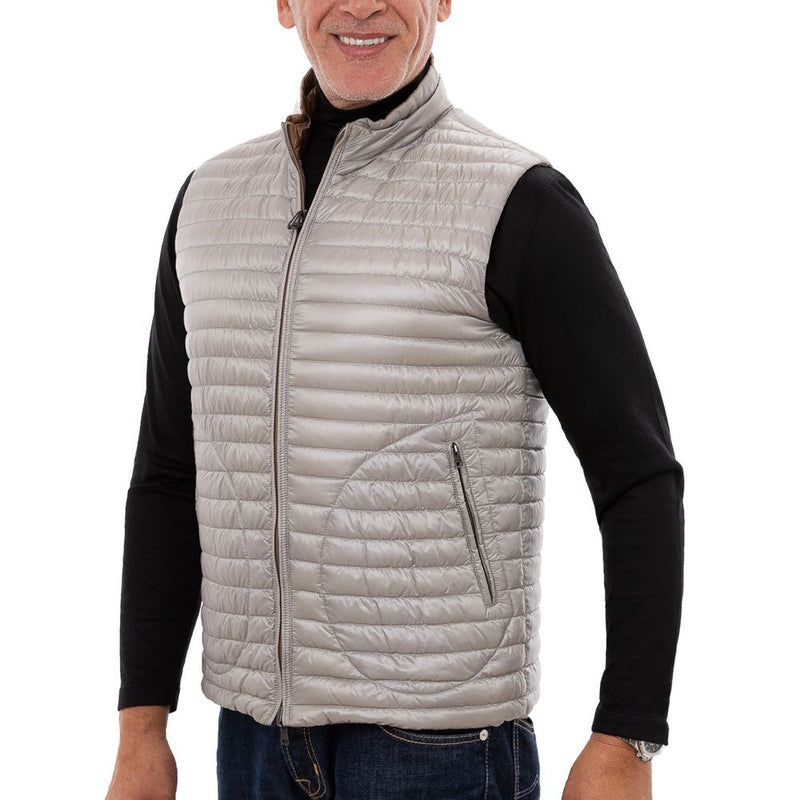 Brown Polyamide Sleveless Jacket Herno