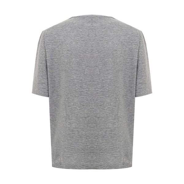 Chic Gray Cotton Tee for the Modern Woman Dsquared²
