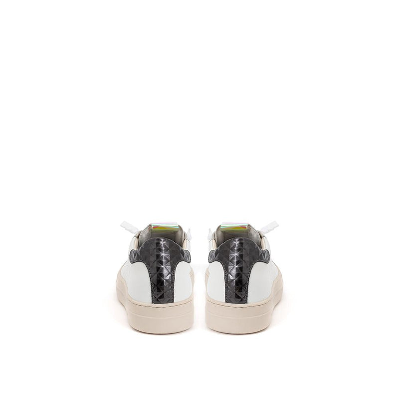 Elevate Your Sneaker Game with All-White Italian Leather Kicks P448