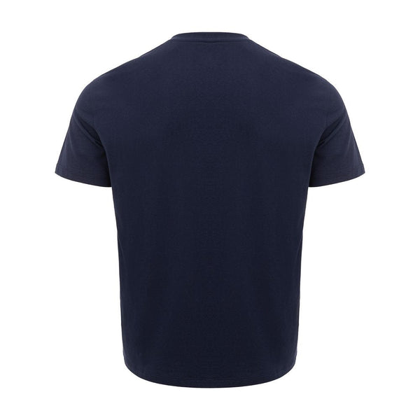 Sleek Blue Cotton Tee for Men Armani Exchange