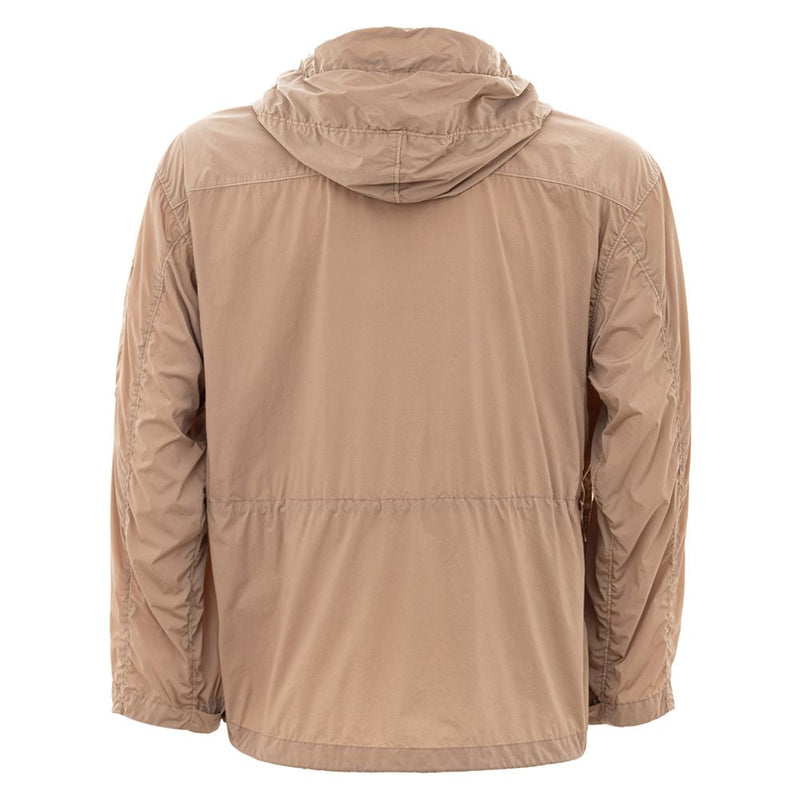 Elevated Urban Style Beige Polyamide Jacket C.P. Company