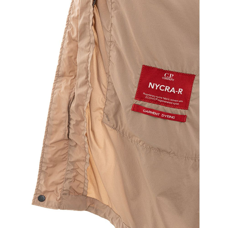 Elevated Urban Style Beige Polyamide Jacket C.P. Company