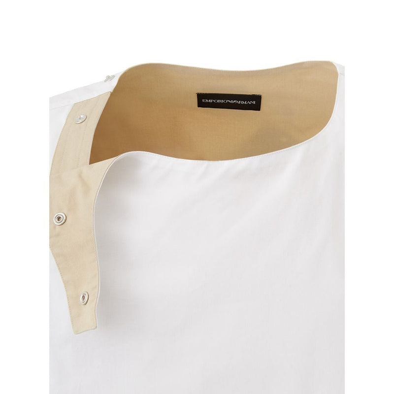White Cotton T-Shirt Emporio Armani
