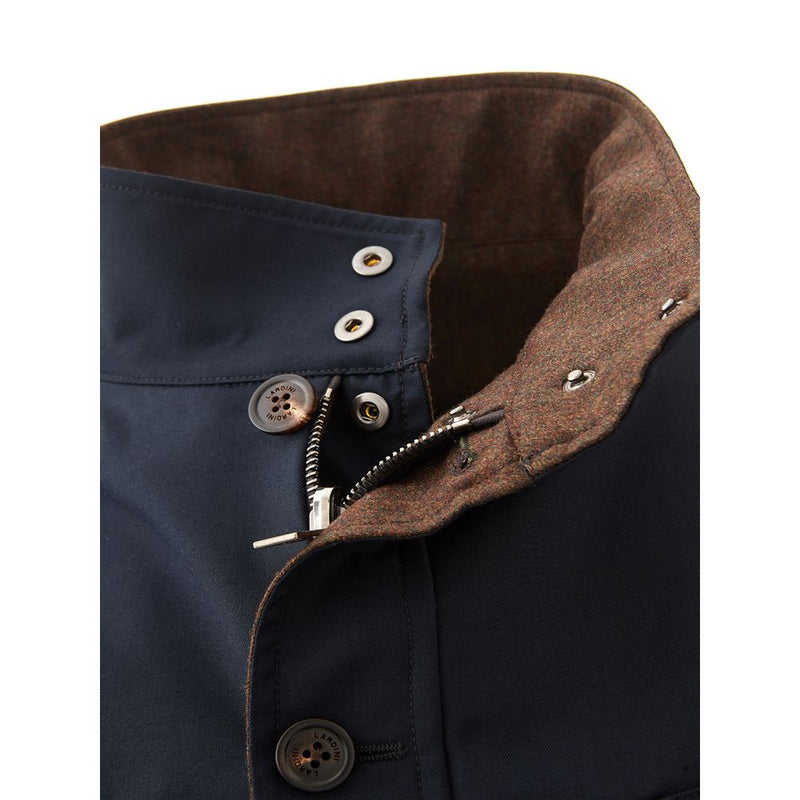 Elegant Wool Blue Jacket for Men Lardini