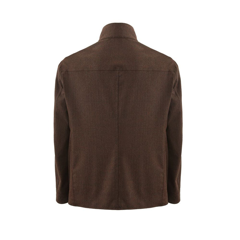Elegant Wool Blue Jacket for Men Lardini