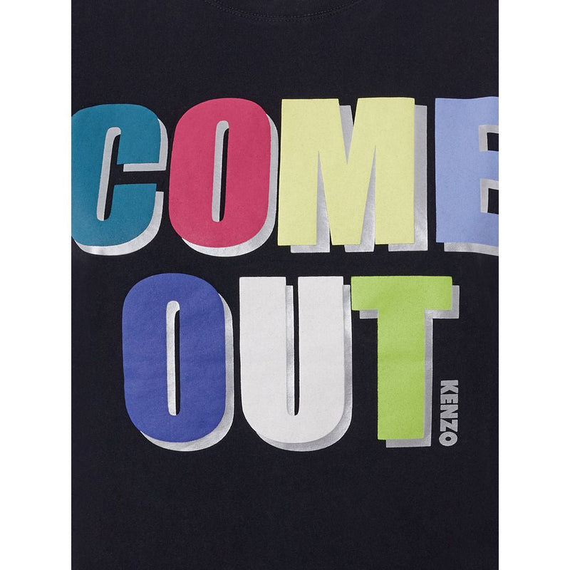 Elegant Cotton Tee in Timeless Black Kenzo