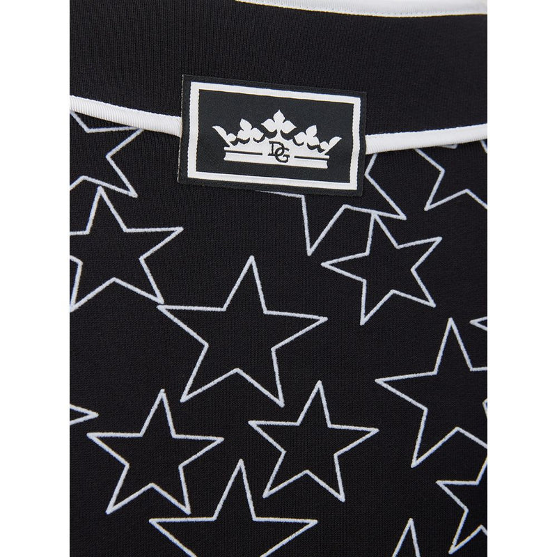 Chic Black Cotton Sweater for Women Dolce & Gabbana