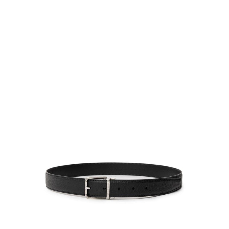Black Leather Belt Dolce & Gabbana