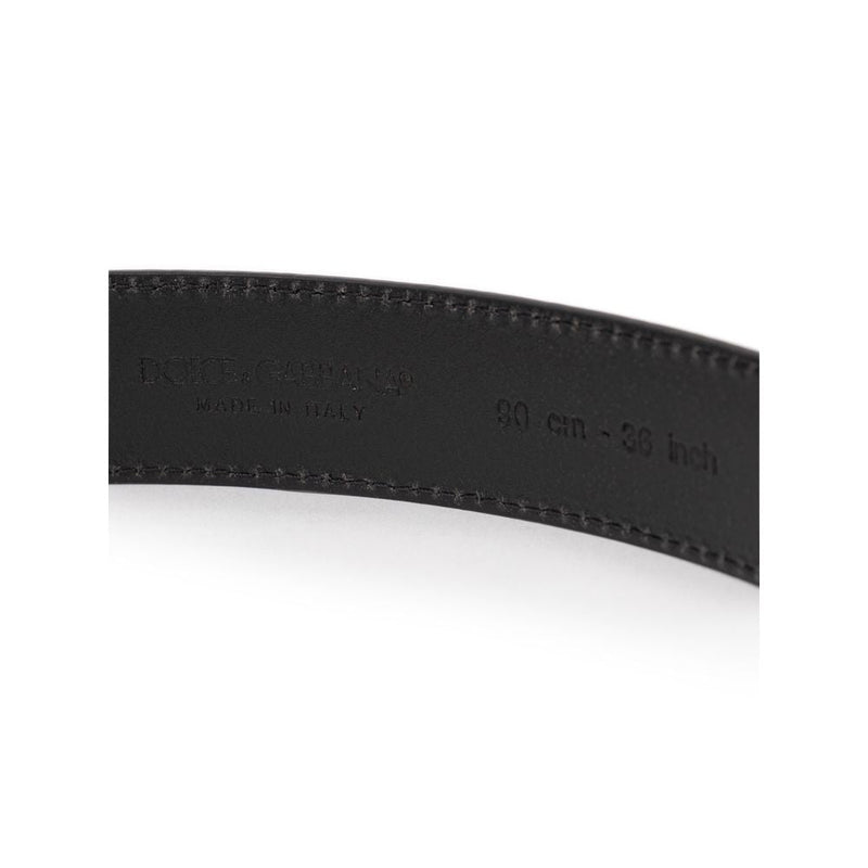 Black Leather Belt Dolce & Gabbana