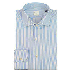 Light Blue Cotton Men Shirt Bagutta