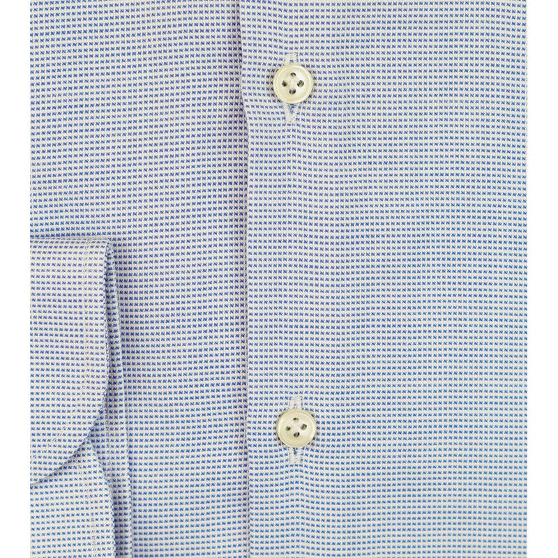 Blue Cotton Men's Shirt Bagutta