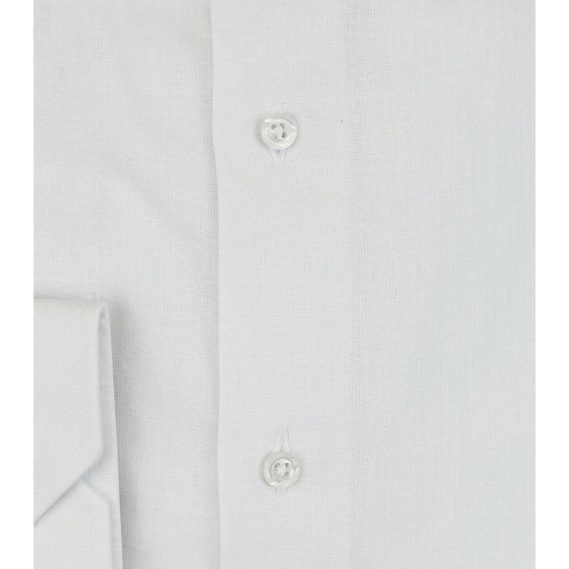 White Linen Men Shirt Bagutta