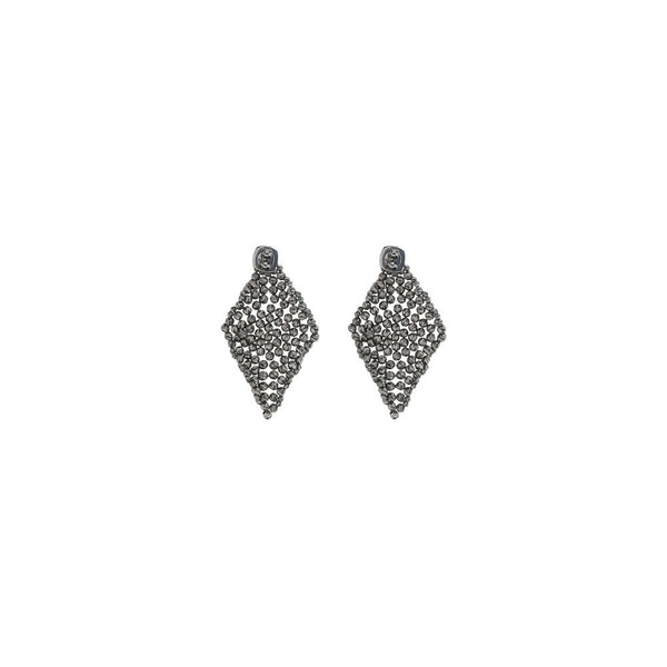 Faceted silver Earrings Brunello Cucinelli