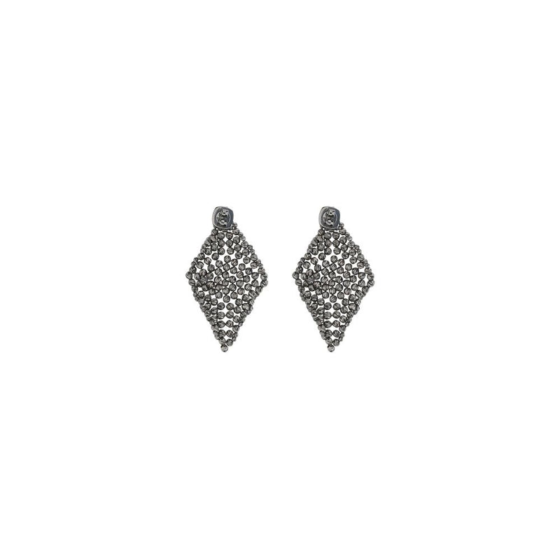 Faceted silver Earrings Brunello Cucinelli