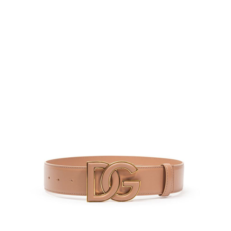 Pink Leather Belt Dolce & Gabbana