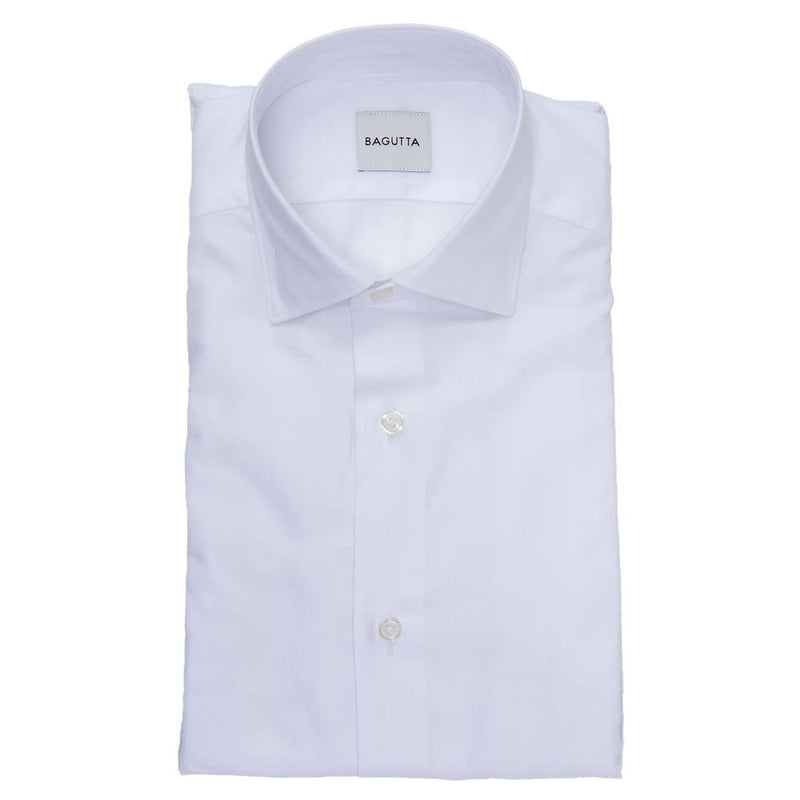 White Cotton Shirt Bagutta