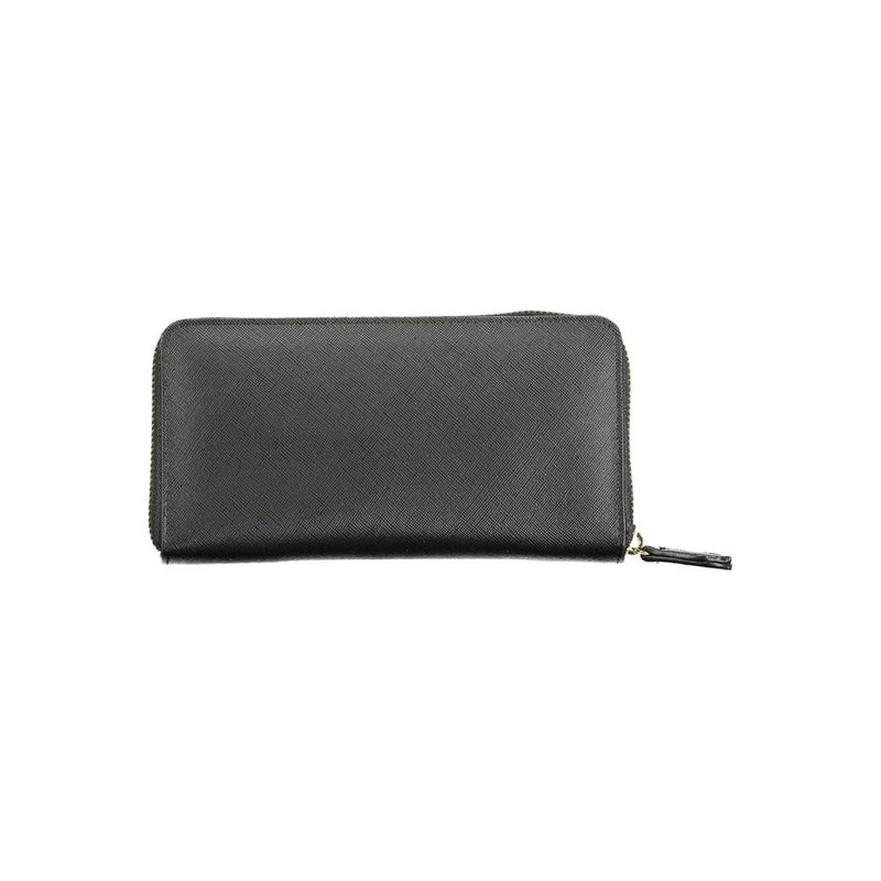 Black Polyethylene Wallet Valentino Bags