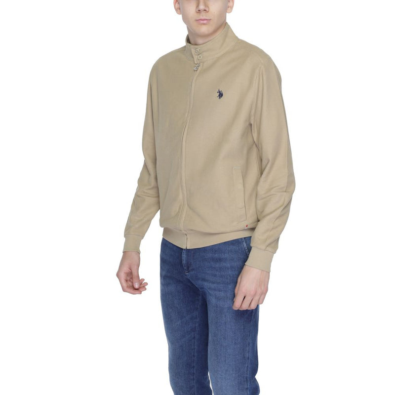 Beige Cotton Jacket U.S. POLO ASSN.
