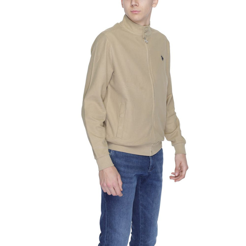 Beige Cotton Jacket U.S. POLO ASSN.