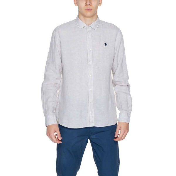 Beige Linen Shirt U.S. POLO ASSN.