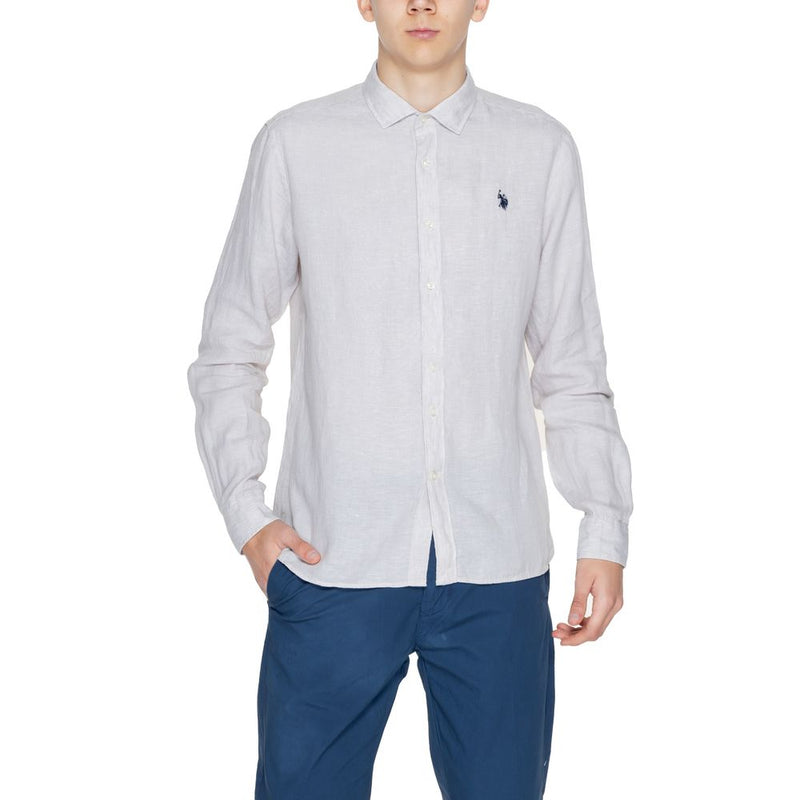 Beige Linen Shirt U.S. POLO ASSN.