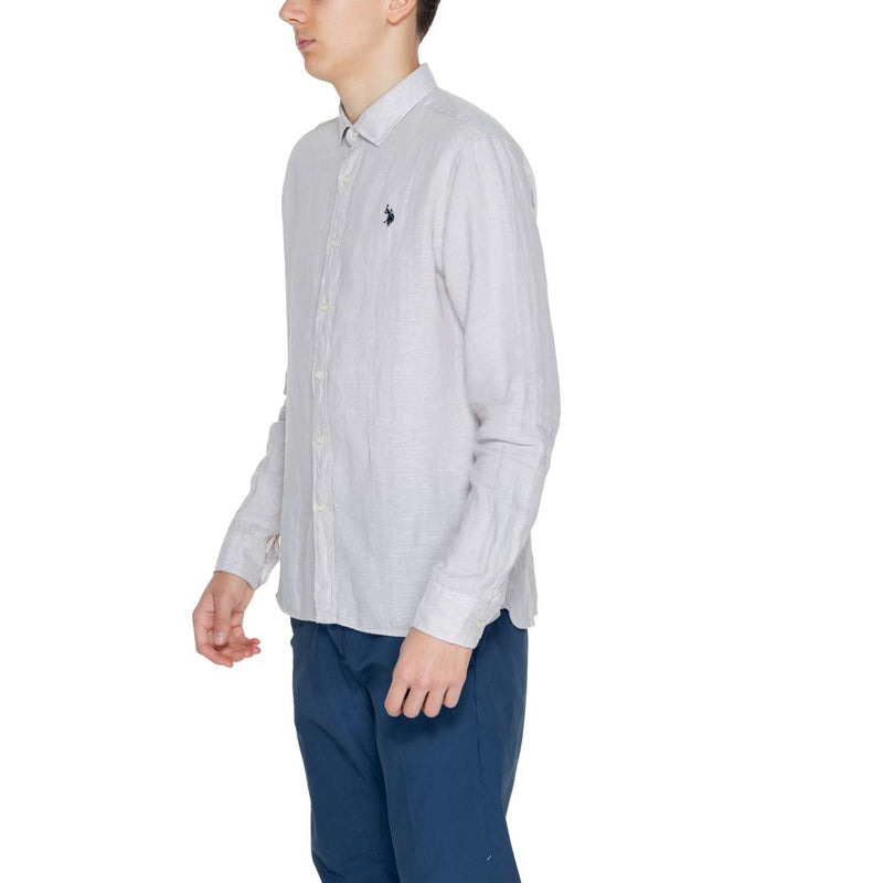 Beige Linen Shirt U.S. POLO ASSN.