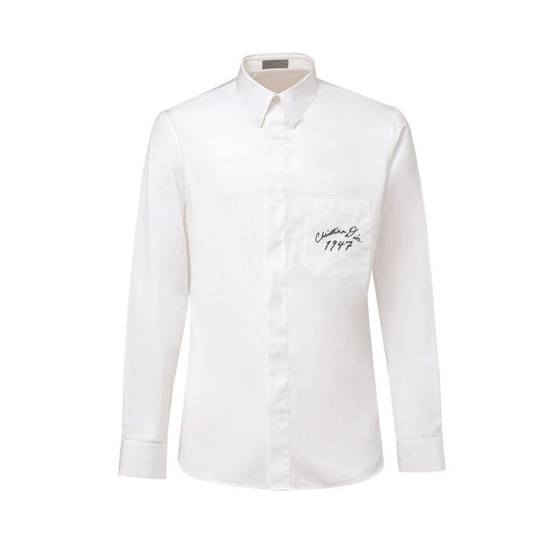 White Cotton Shirt Dior
