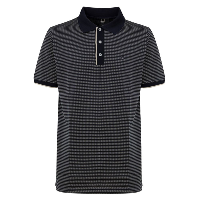 Blue Cotton Polo Shirt Dunhill