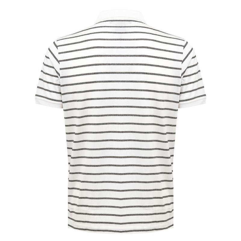 White Cotton Polo Shirt Dunhill