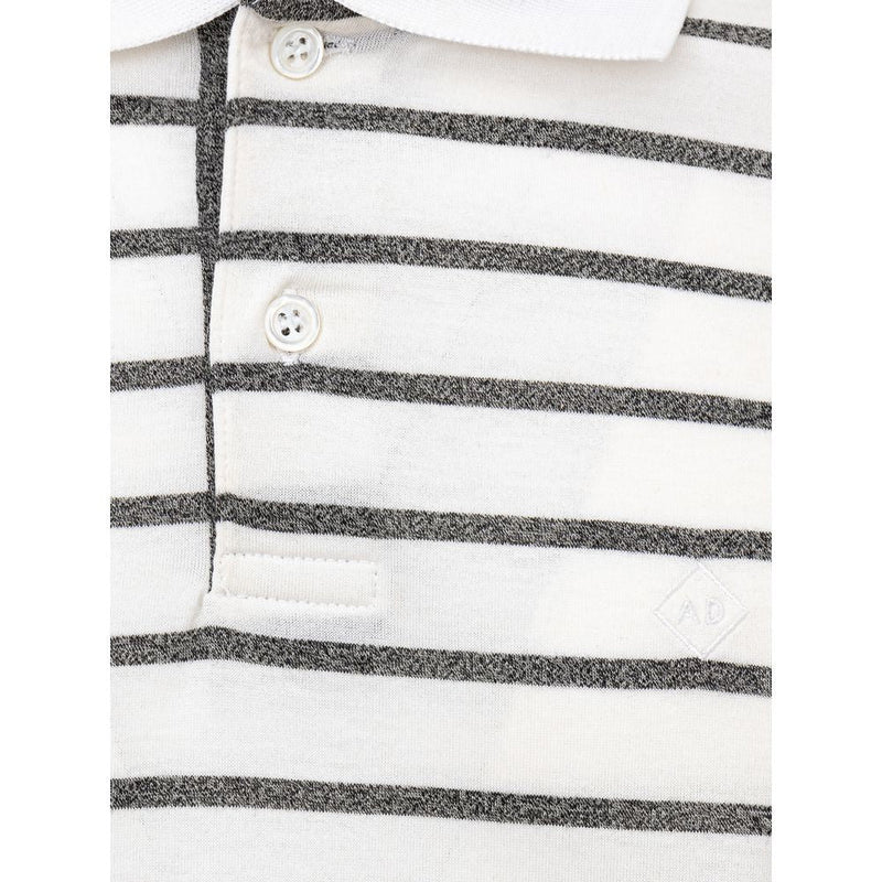 White Cotton Polo Shirt Dunhill
