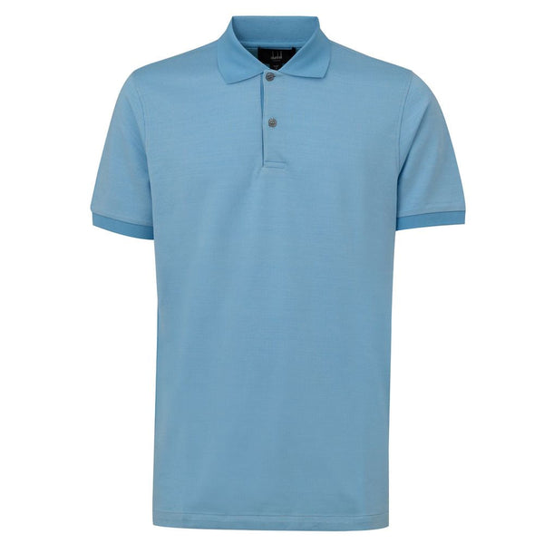 Light Blue Cotton Polo Shirt Dunhill