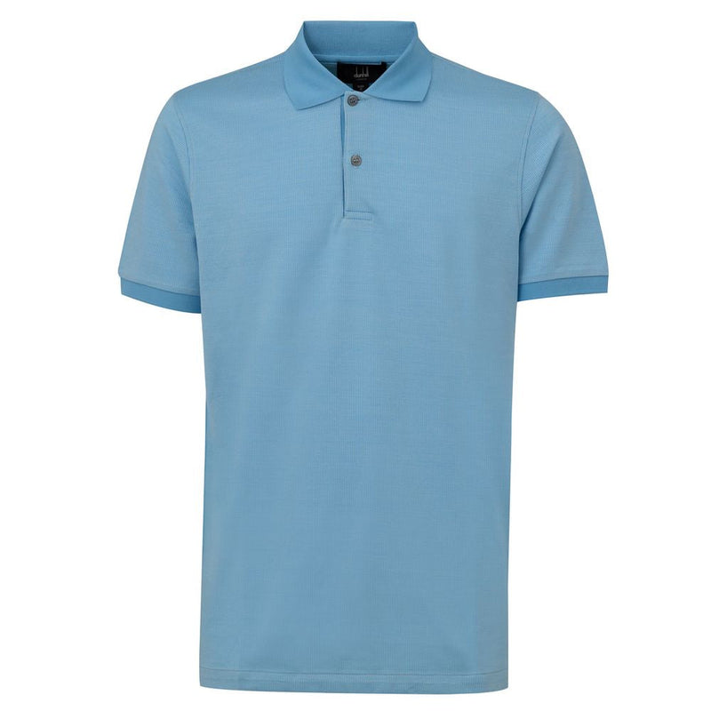 Light Blue Cotton Polo Shirt Dunhill