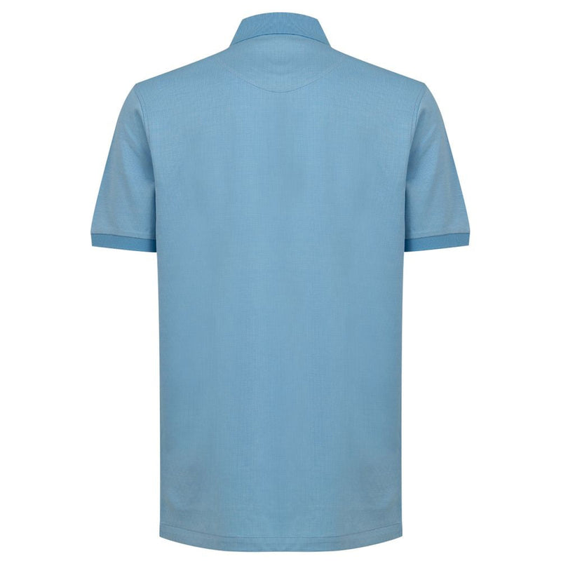Light Blue Cotton Polo Shirt Dunhill