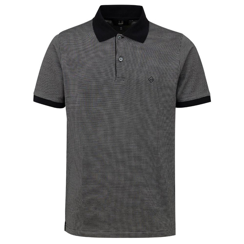 Black Cotton Polo Shirt Dunhill