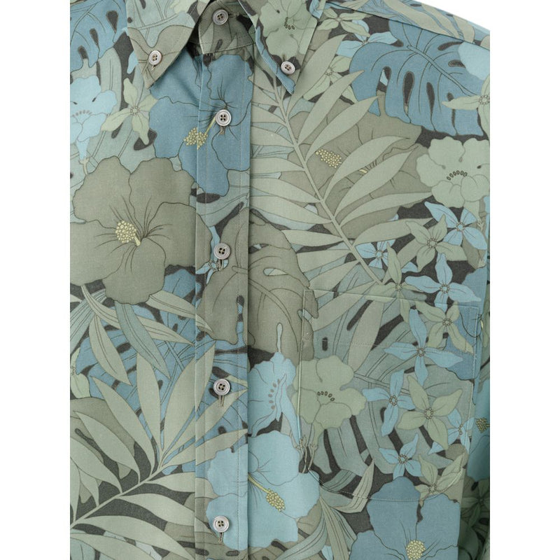 Light Blue Lyocell Shirt Tom Ford