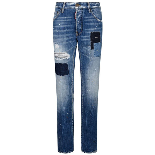 Blue Cotton Jeans & Pant Dsquared²