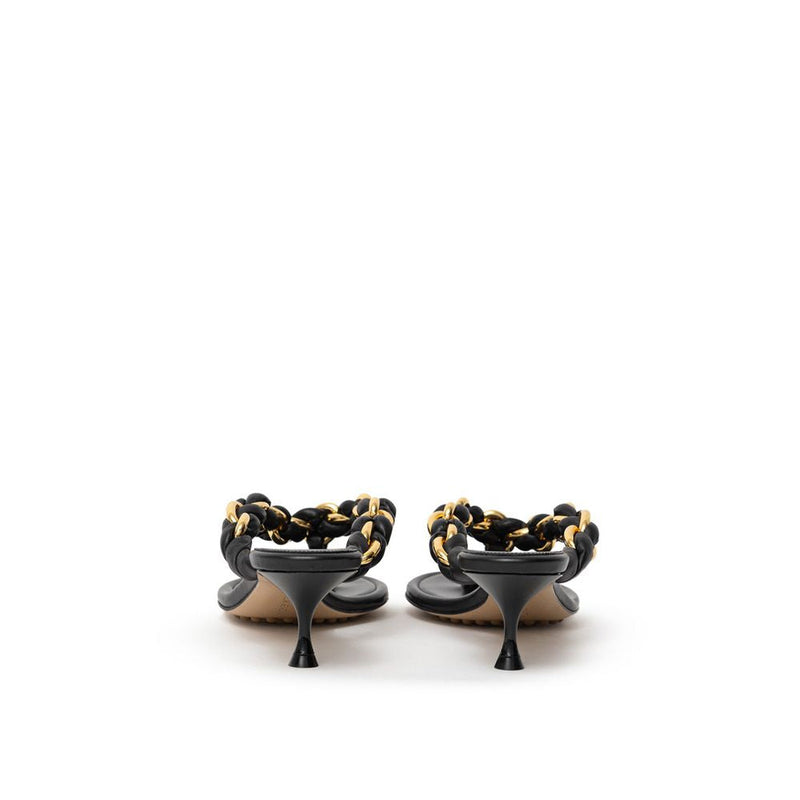 Black Leather Sandal Bottega Veneta
