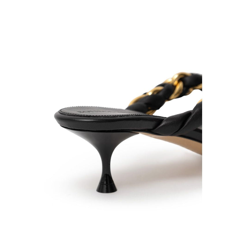 Black Leather Sandal Bottega Veneta