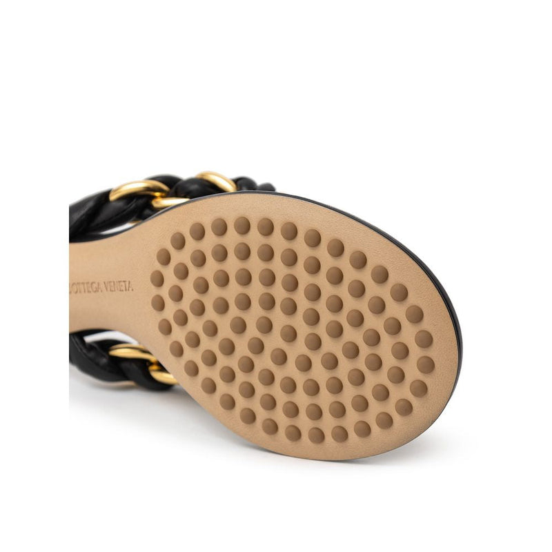 Black Leather Sandal Bottega Veneta