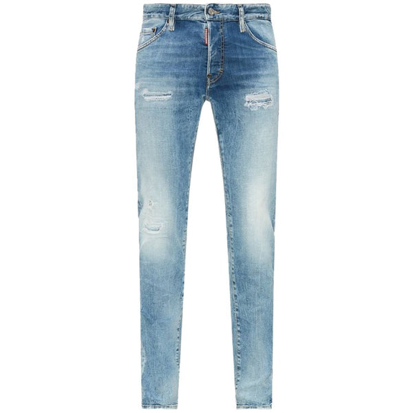 Blue Cotton Jeans & Pant Dsquared²