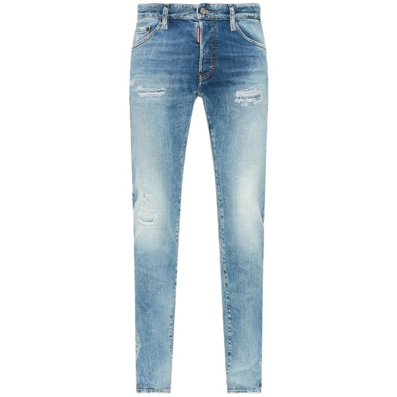 Blue Cotton Jeans & Pant Dsquared²