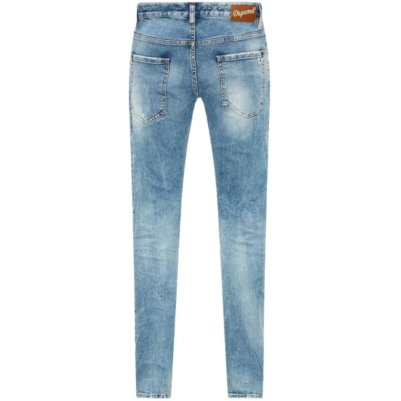 Blue Cotton Jeans & Pant Dsquared²